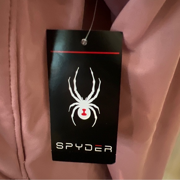 Spyder Jacket Pink Full-zip hooded spfgm215-662 M MED Fur Lined NWT $169 woman’s - Picture 11 of 12